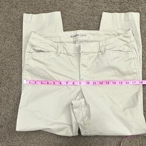 Old Navy Women's Beige Straight Leg Chinos